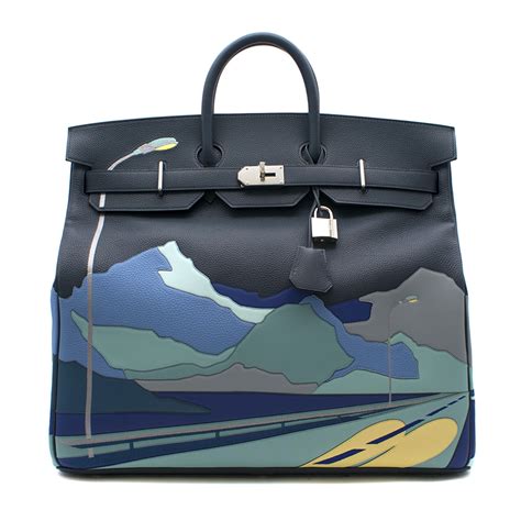 hermes blue bag limited edition|big hermes bag limited edition.